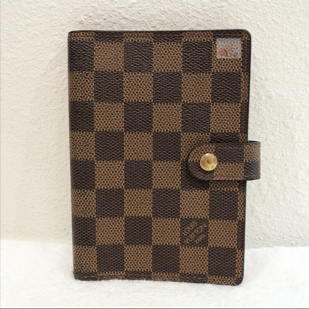 SOLD LOUIS VUITTON Damier Ebene Agenda PM